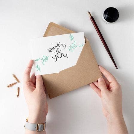 Thinking Of You Letterpress Card