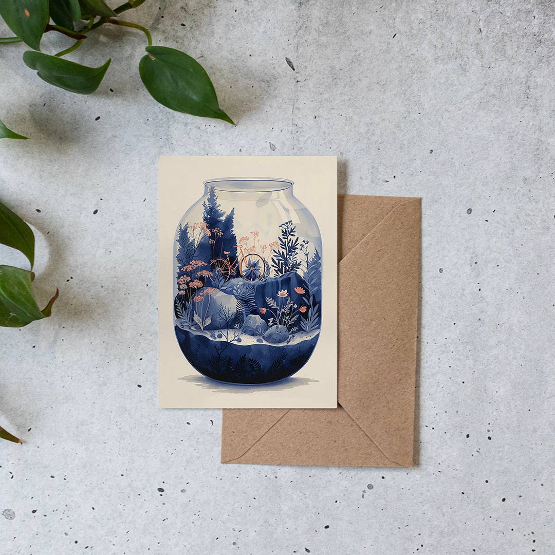 You are my world - Terrarium | Love Card | Plant Lovers Card