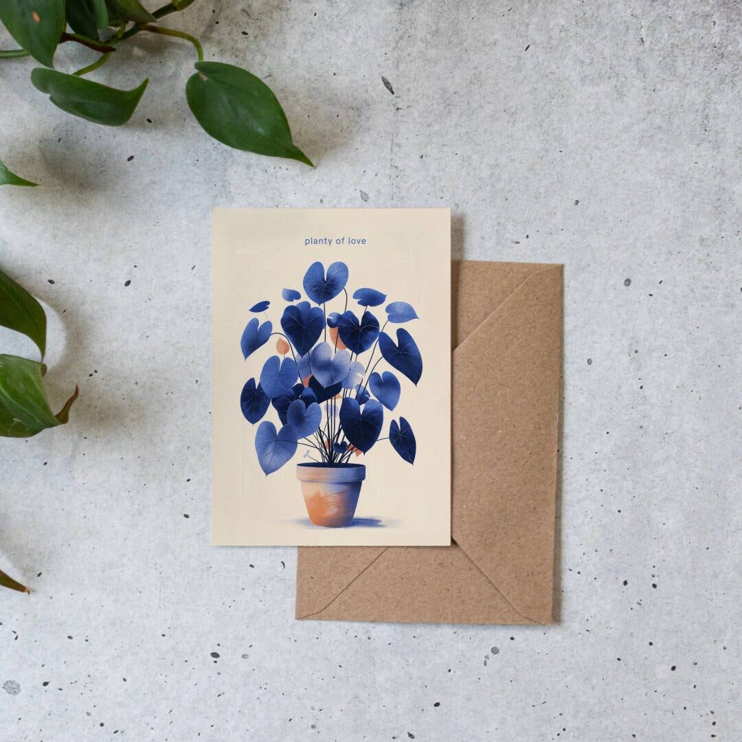 Planty of love | Love and Friendship Cards | Plant lover