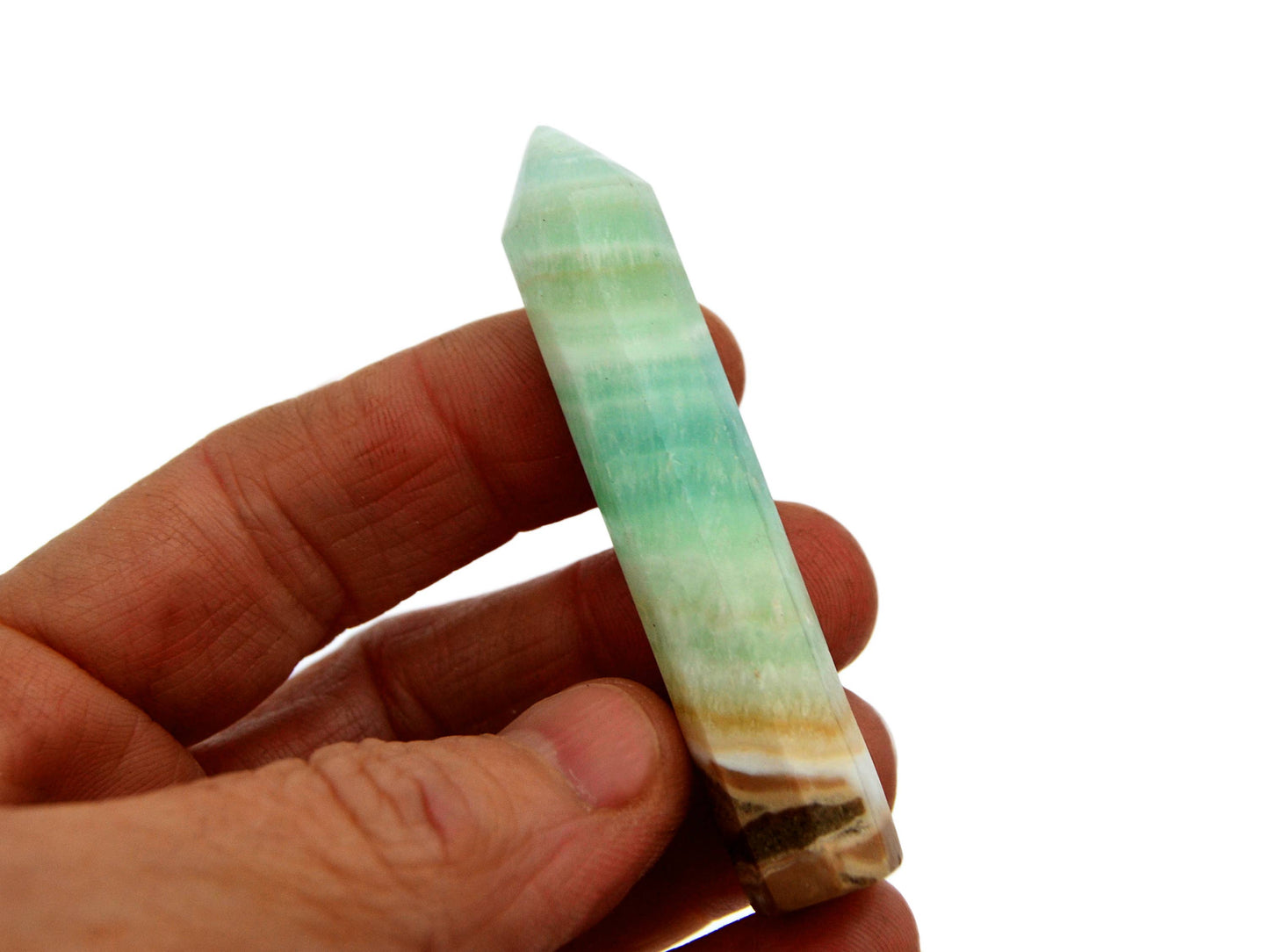 Caribbean Calcite Point Crystal (55mm - 60mm)