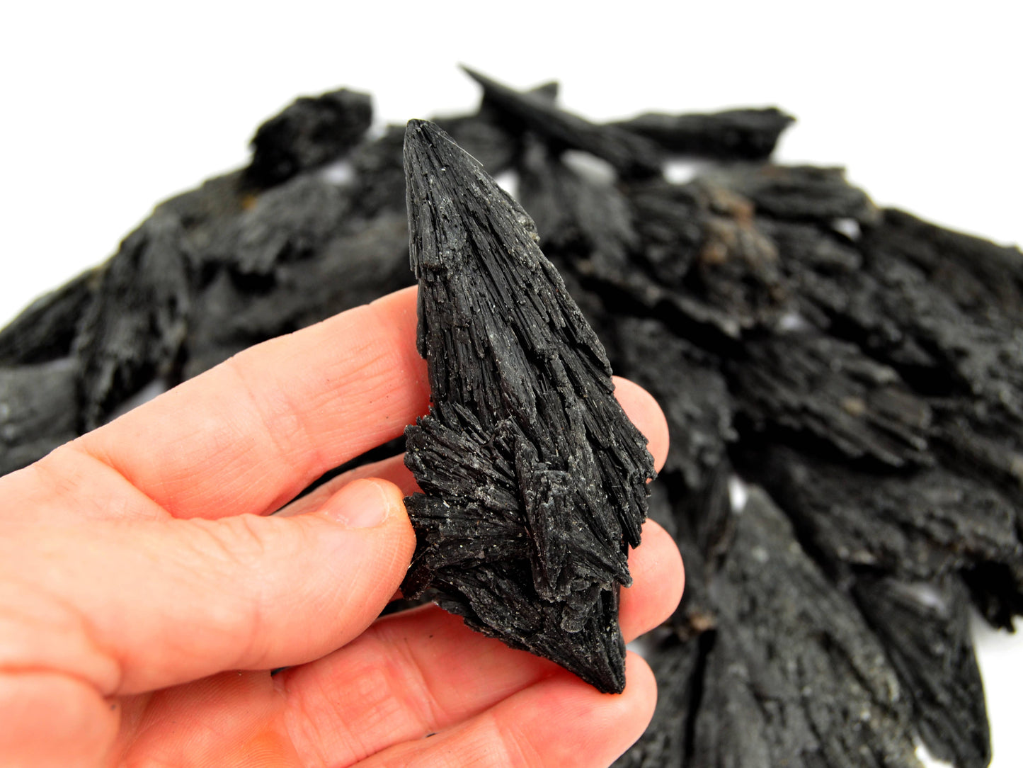 Raw Black Kyanite Witch's Broom (20g - 70g)