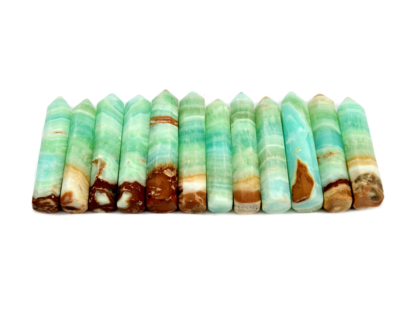 Caribbean Calcite Point Crystal (55mm - 60mm)