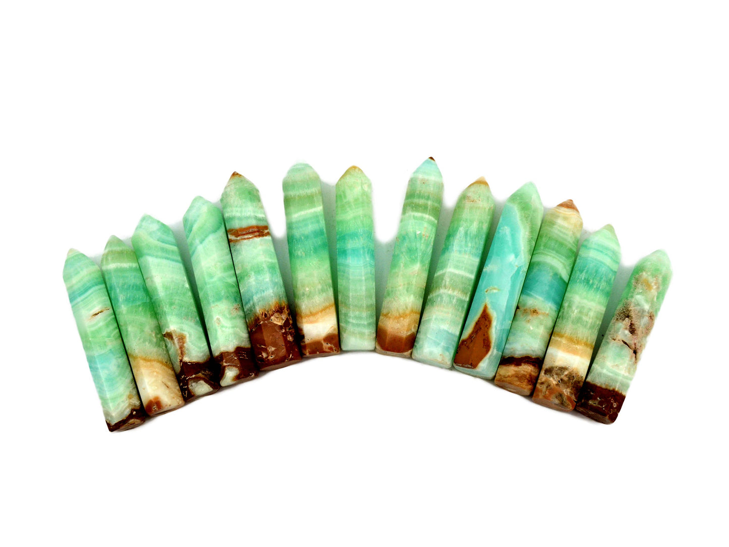 Caribbean Calcite Point Crystal (55mm - 60mm)