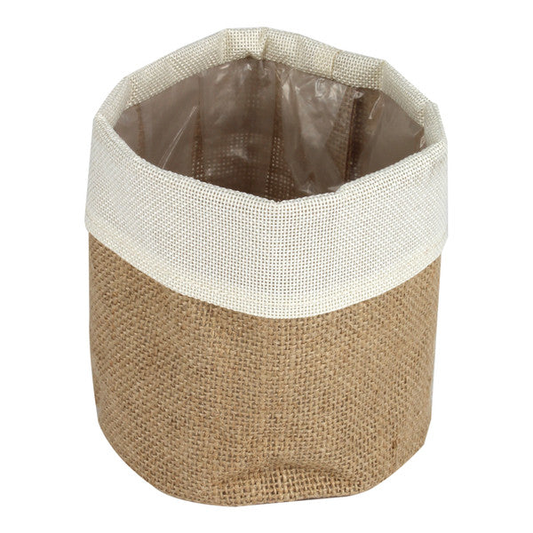 Jute Facile Ø13xH13cm white