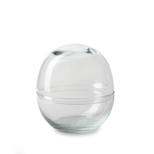 Glass Bowl with Egg Cover