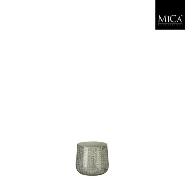 Benson pot round l. grey - h6xd6,5