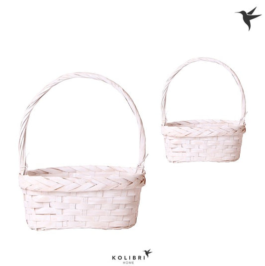 Basket Duo White 24cm