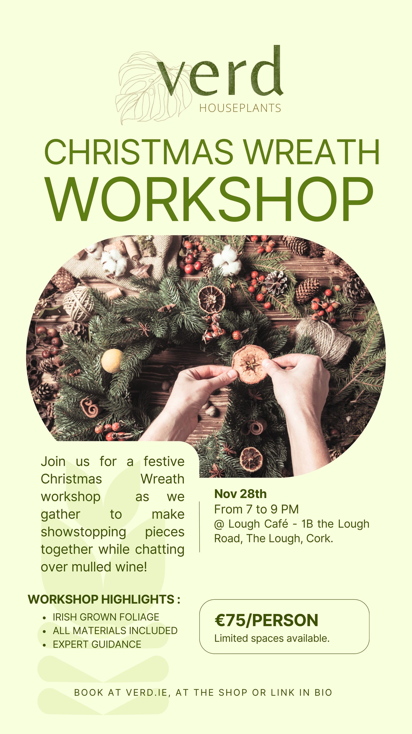 Christmas Wreath Workshop