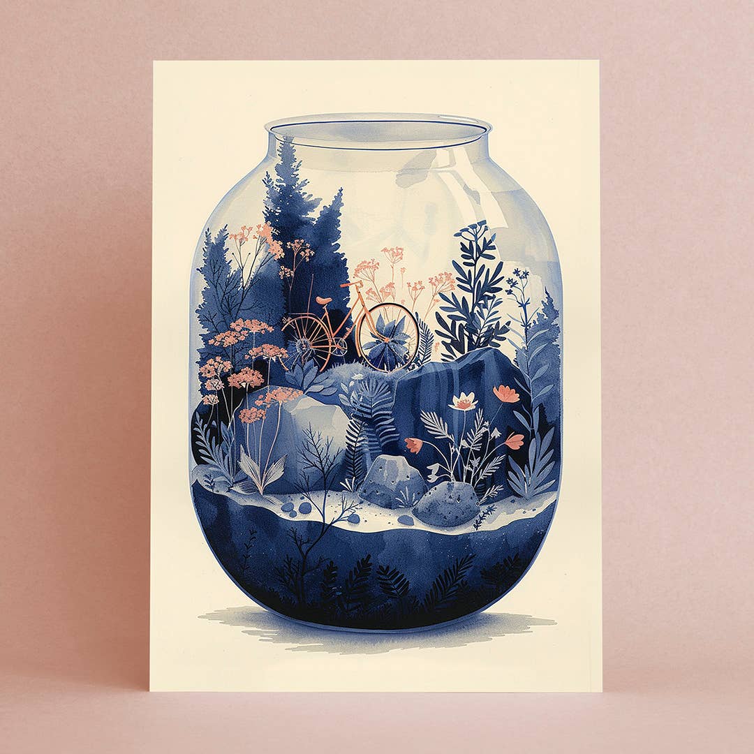 You are my world - Terrarium | Love Card | Plant Lovers Card