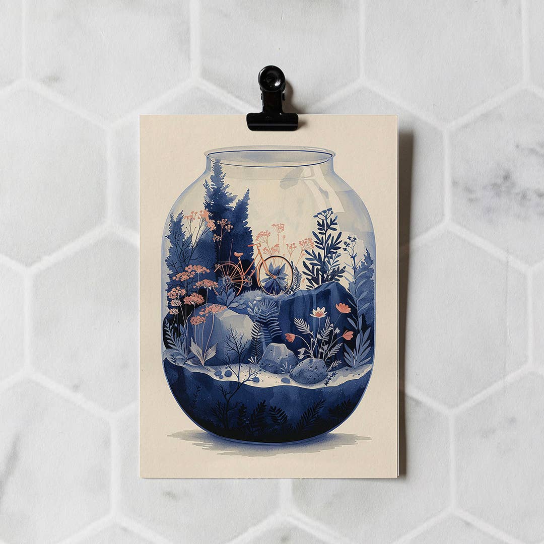 You are my world - Terrarium | Love Card | Plant Lovers Card