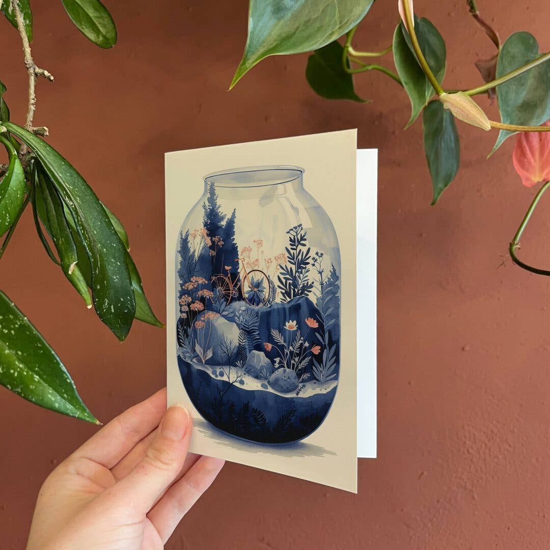 You are my world - Terrarium | Love Card | Plant Lovers Card