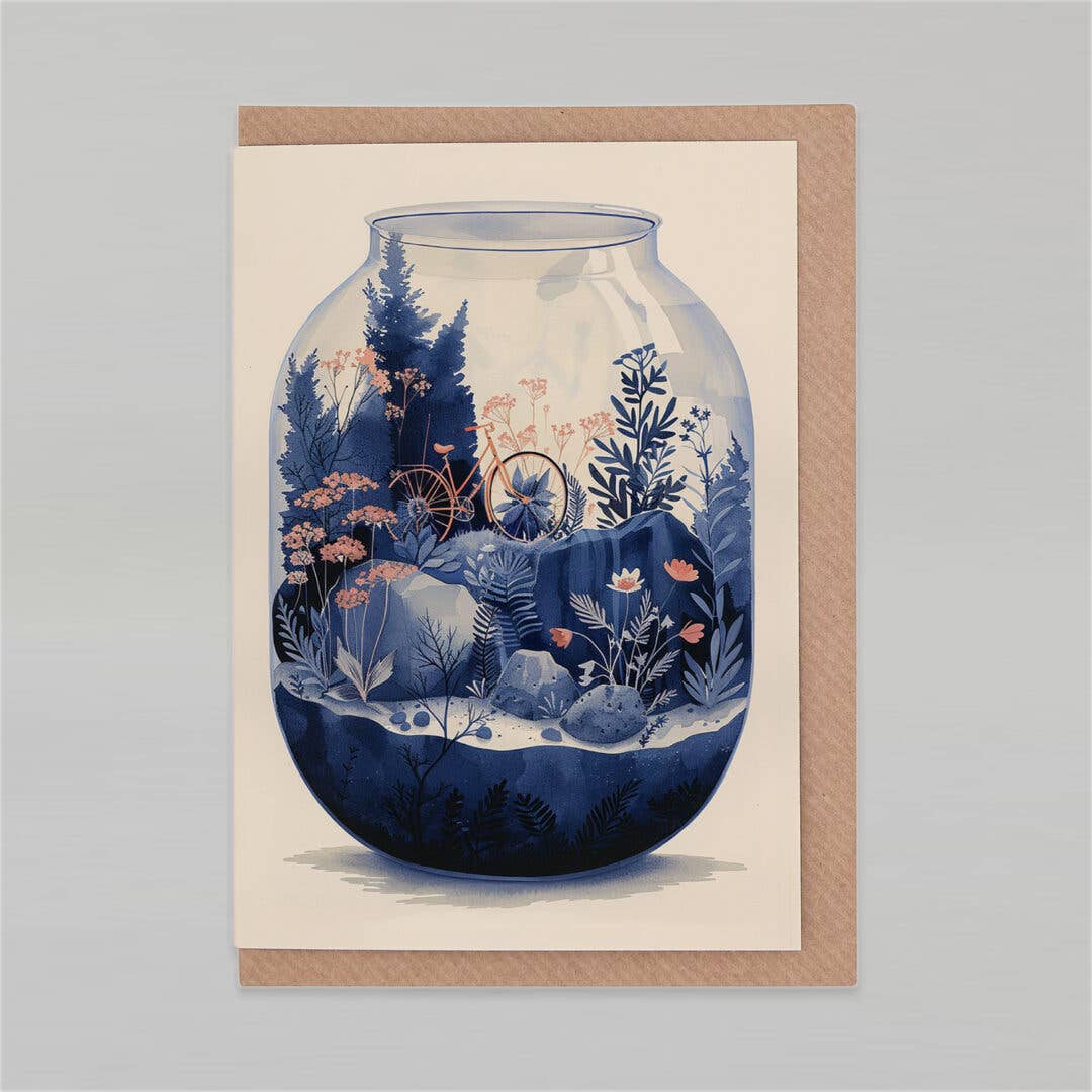 You are my world - Terrarium | Love Card | Plant Lovers Card
