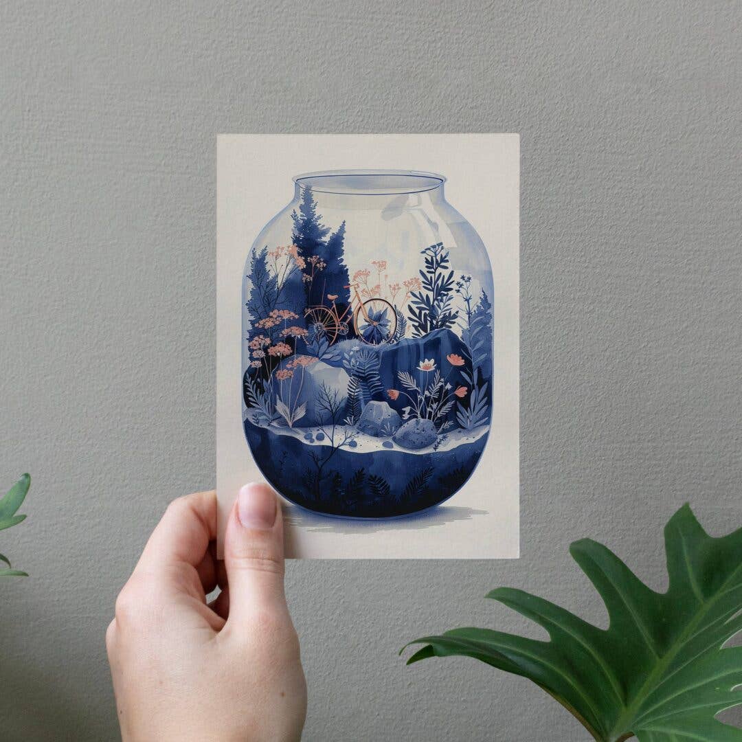 You are my world - Terrarium | Love Card | Plant Lovers Card
