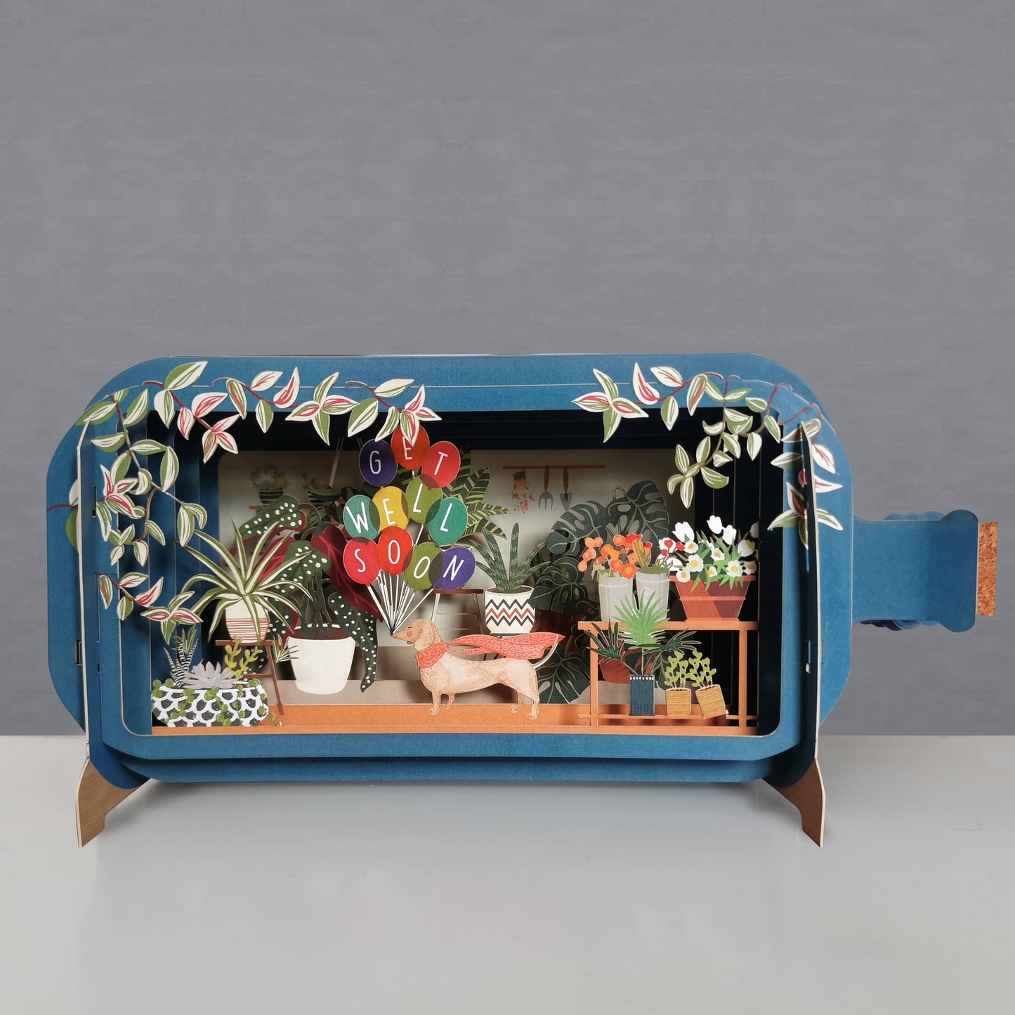 Message in a Bottle Pop Up Card Mib203