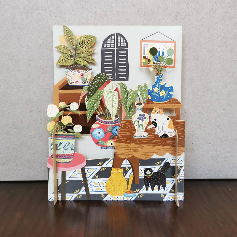 3D POP UP Christmas card-MN019