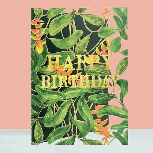 Original paper cut card