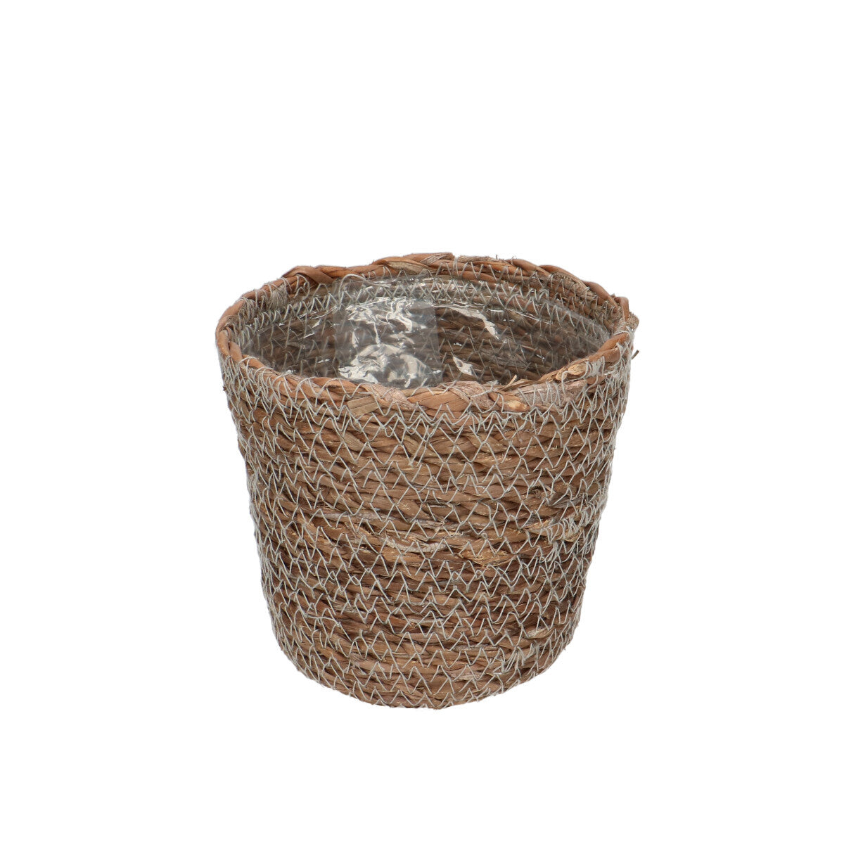 Seagrass Straw Natural Pot Basket