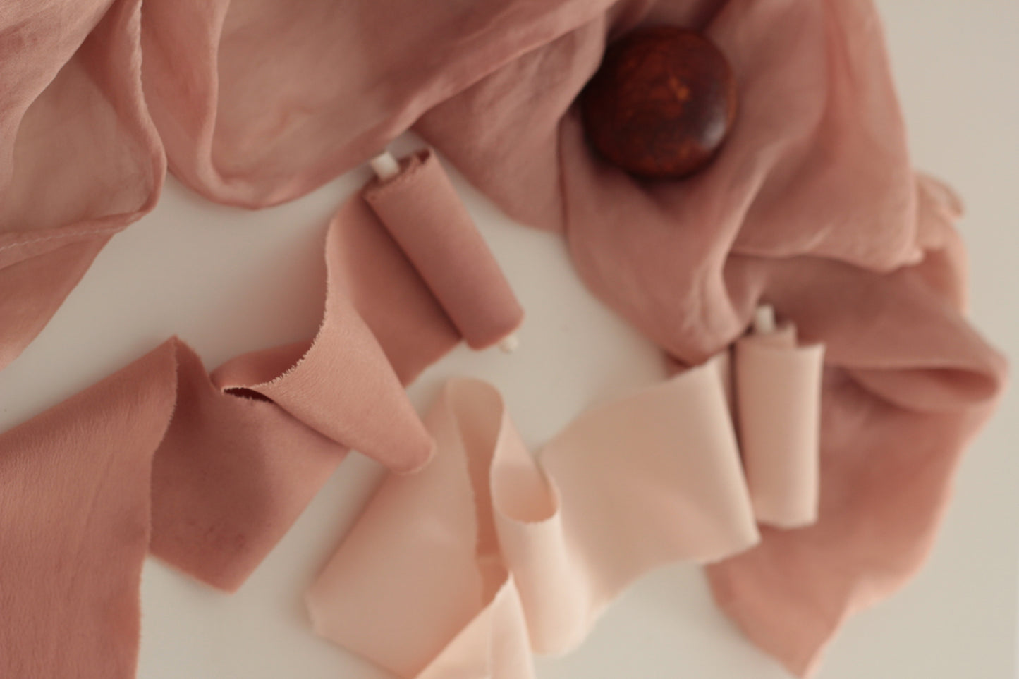 Hand Dyed Silk Ribbon