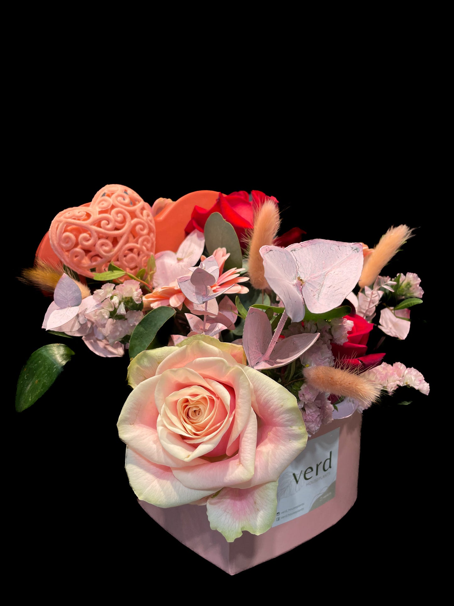 Valentines Heart Box - With All My Heart
