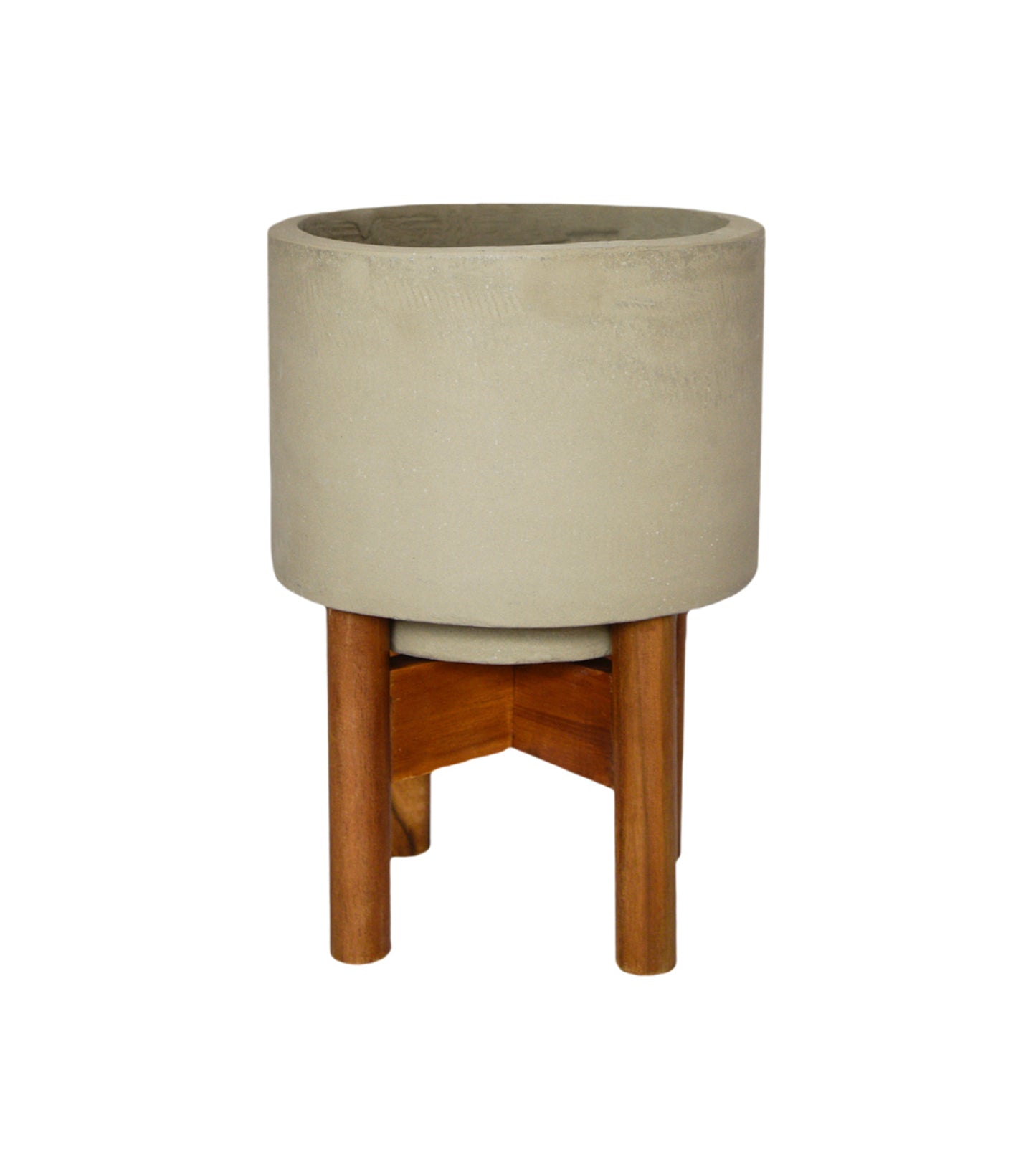 Vigo Concrete Pot with Stand
