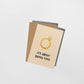 It's About Time Engagement Card