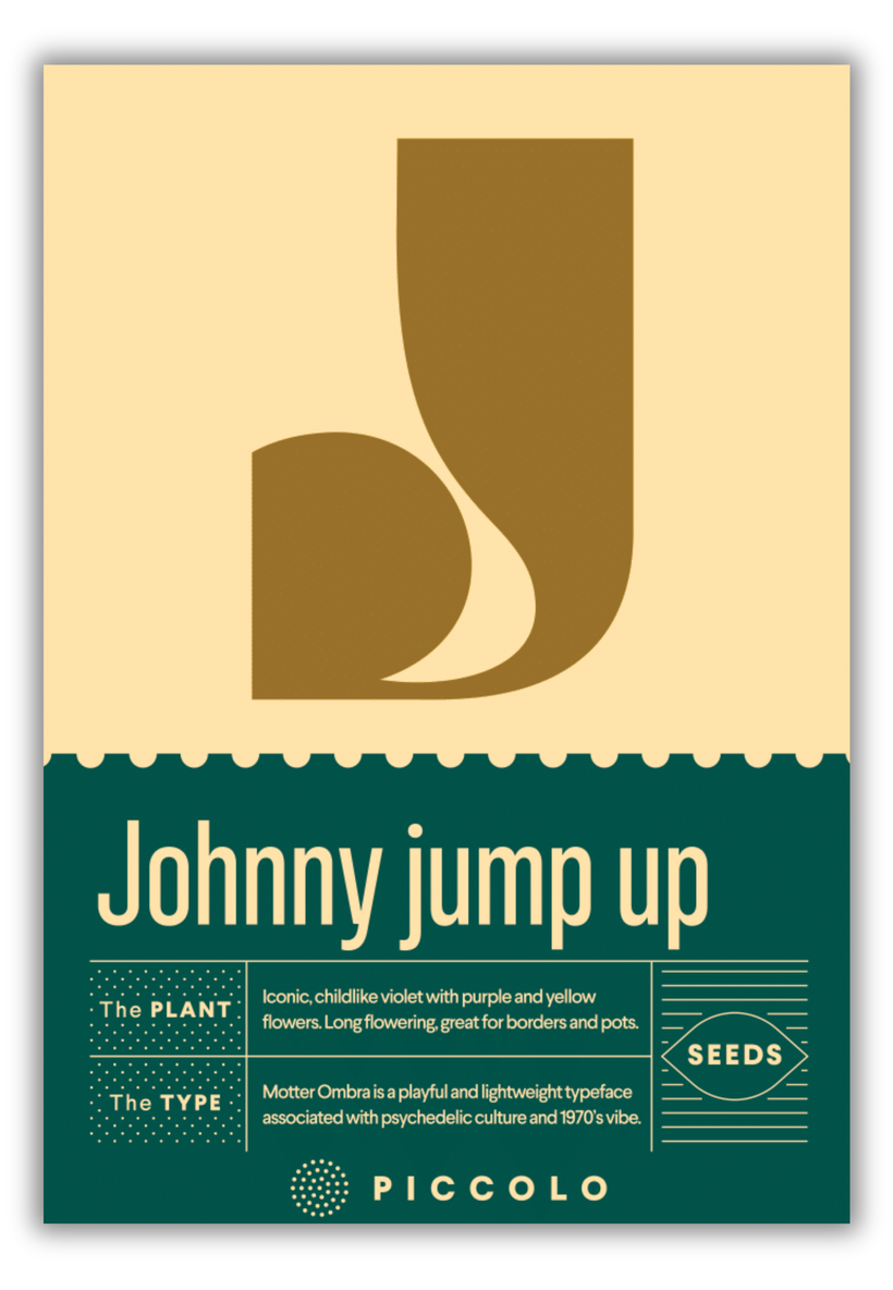 Flower Seeds Botanical Alphabet Collection