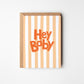 Hey Baby New Baby Card