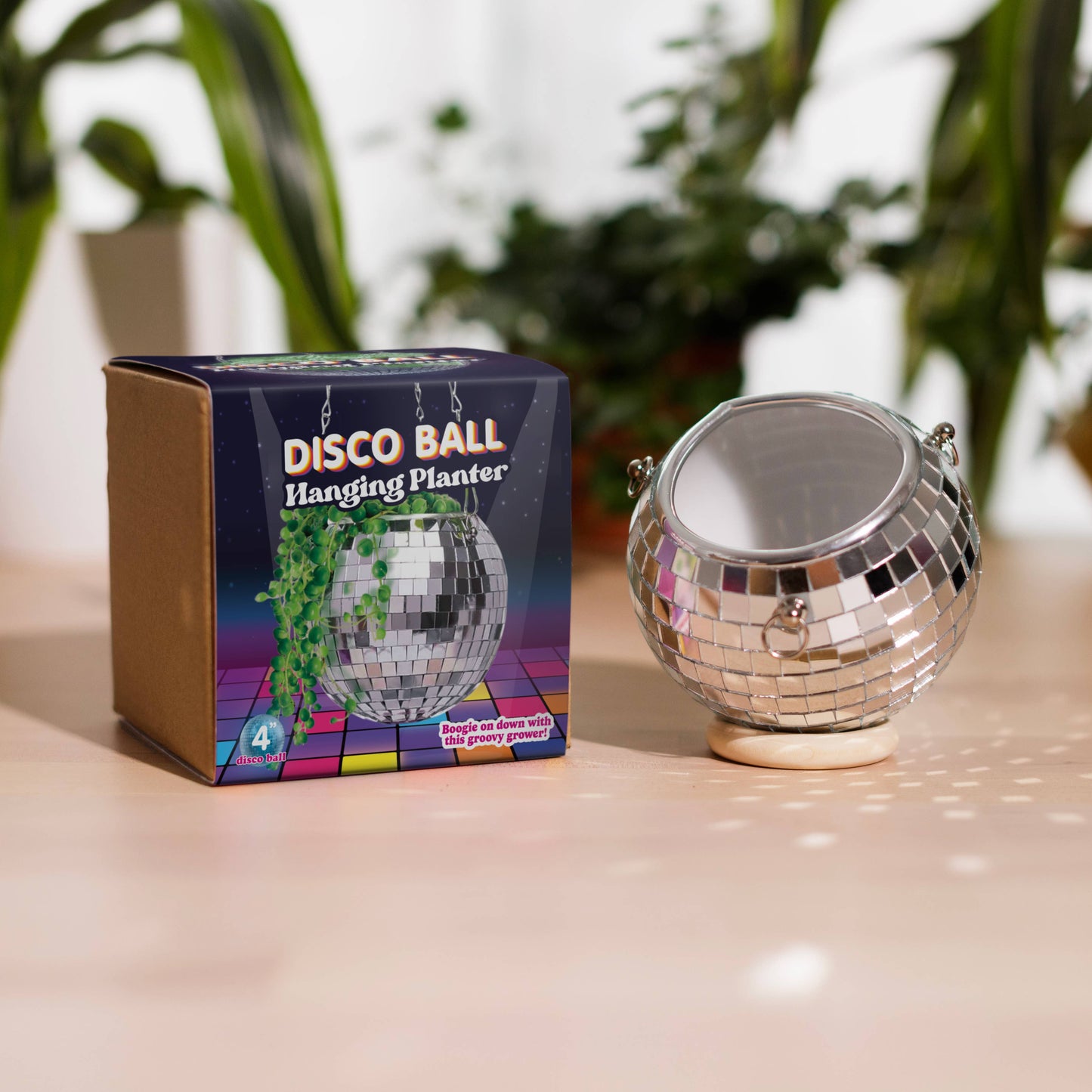 Disco Ball Hanging Planter (4in)