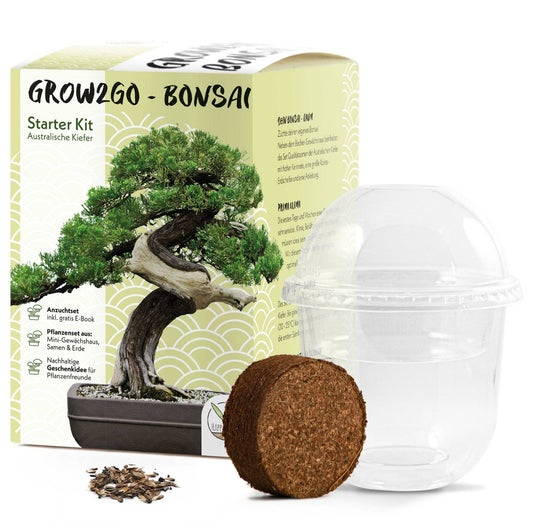 Grow2Go Bonsai Starter Kit Growing Set (Gift Idea)