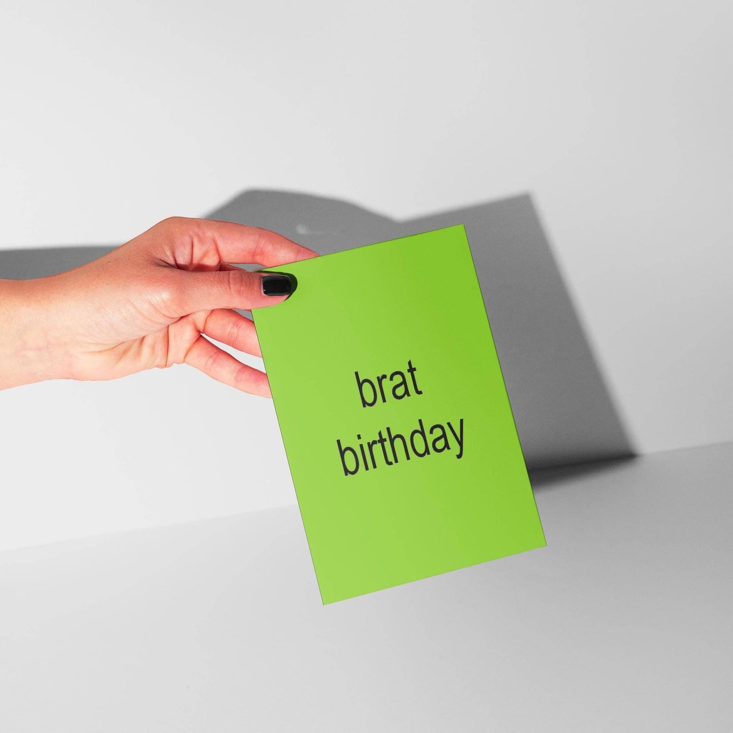 Brat Birthday Card