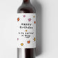 Happy Birthday to My Partner in Wine Label