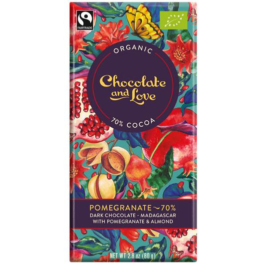 Chocolate and Love  - Dark Chocolate with Pomegranate