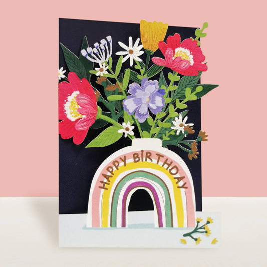 Original paper cut card - AL170