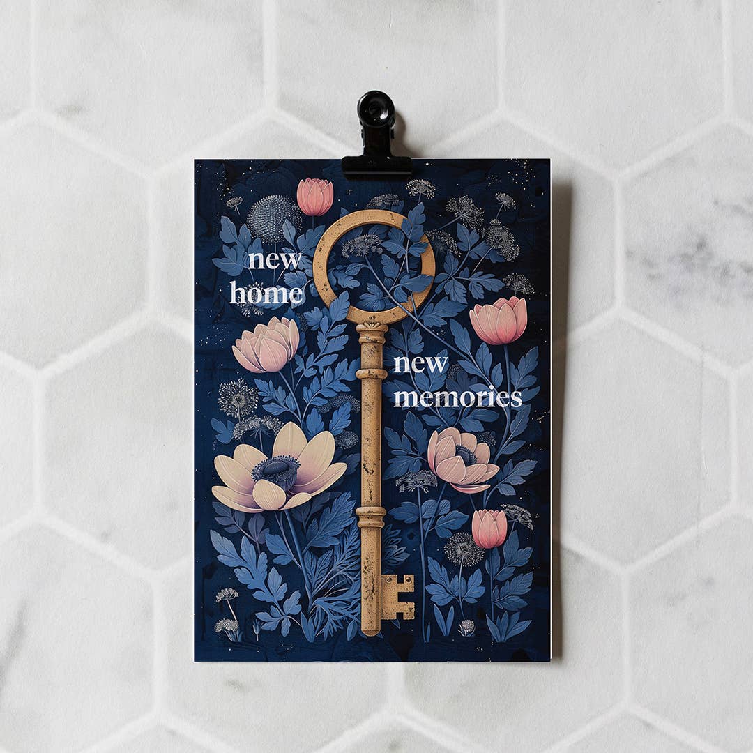 New Home, New memories | Housewarming Card | New House Card