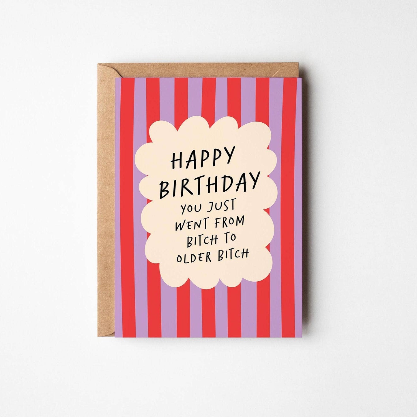 Bitch to Older Bitch Birthday Card
