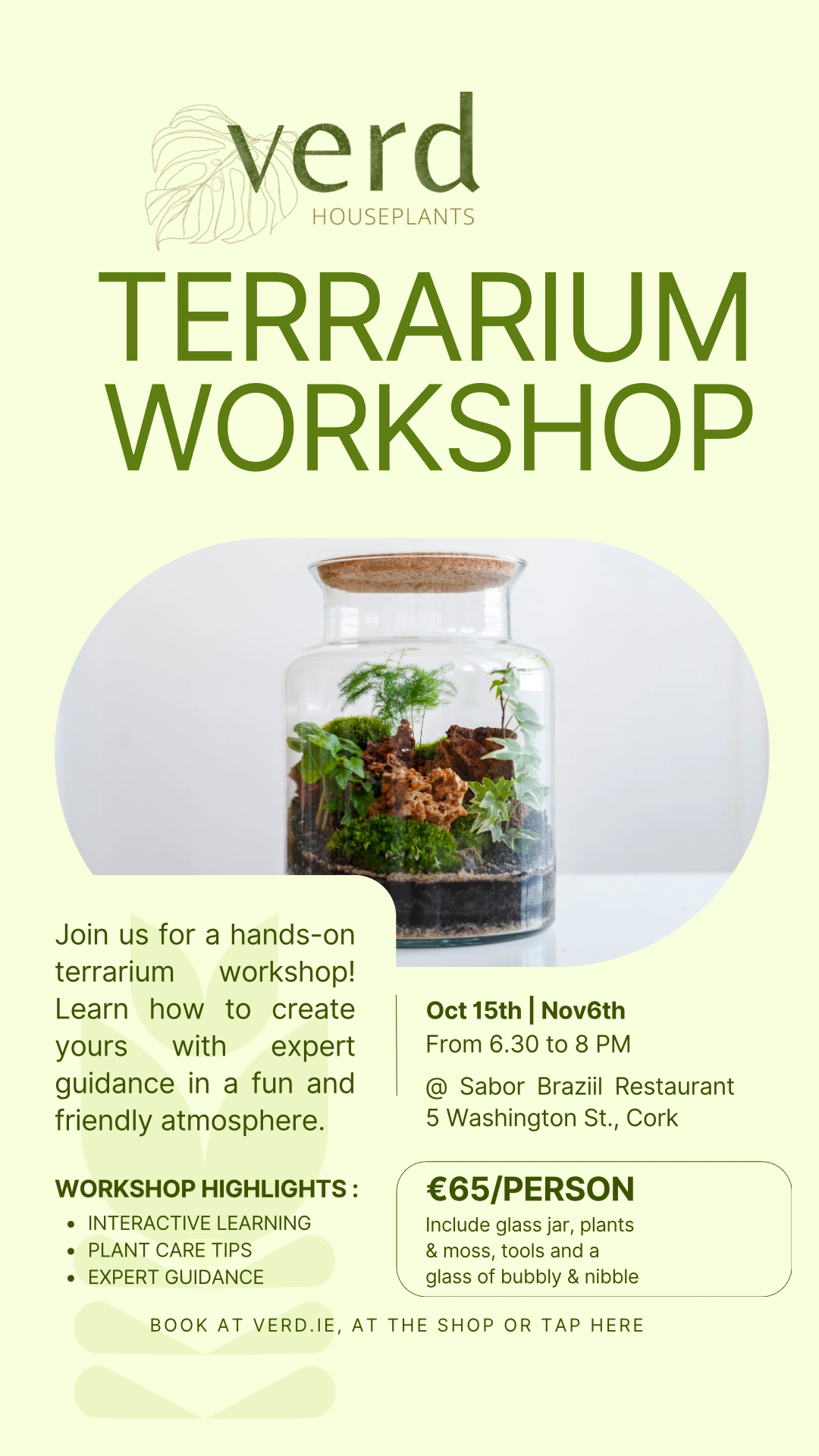 Terrarium Workshop