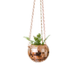 Disco Ball Hanging Planter - Rose Gold (4in)