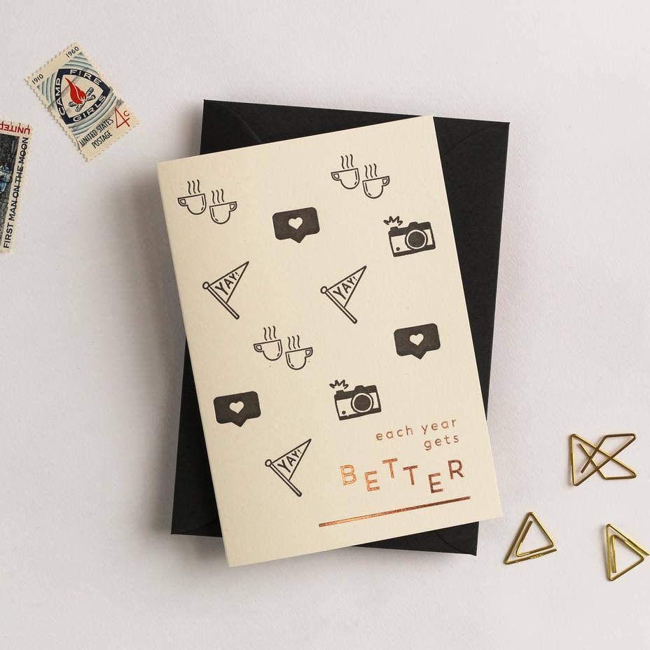 Each Year Gets Better Card