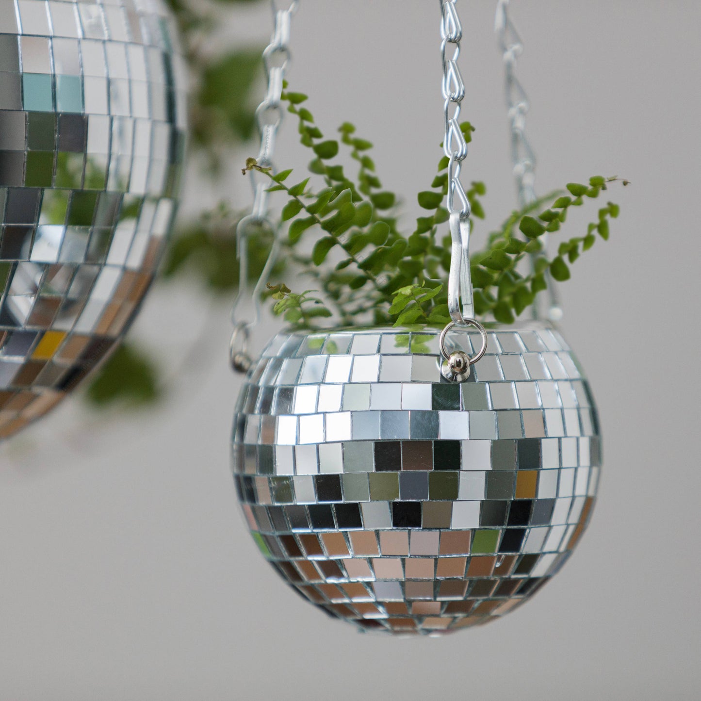 Disco Ball Hanging Planter (4in)