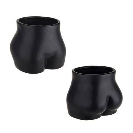 Cheeky Ceramic Black 14cm