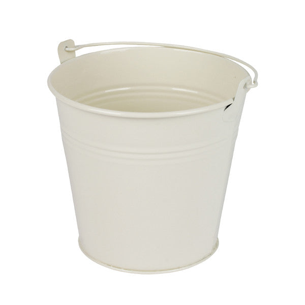 Zinc Bucket Sevilla Cream ES12