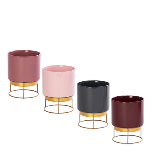 Ceramic Pot Emma Luxe + Stand