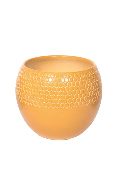 Ceramic Lisa Honeycomb Curry 12cm