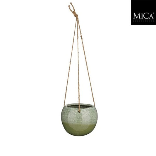 Monta pot hanging d. green - h12xd15