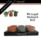 Ceramic Pot Backyard Bird 12cm