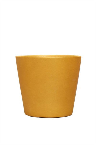 Ceramic Pot Elements Yellow 12cm