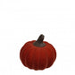 Decorations pumpkin flock d5*5.5cm