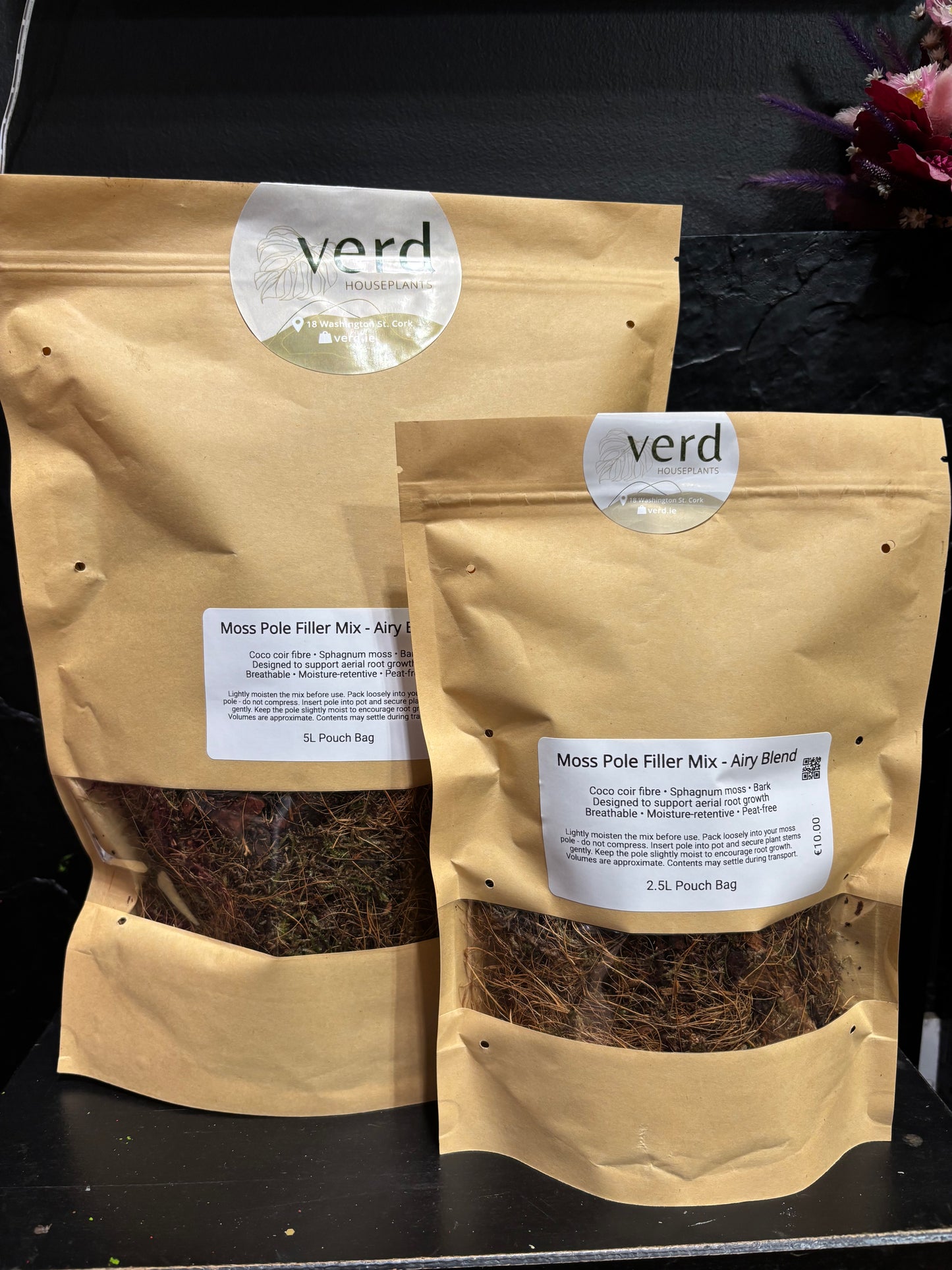 Moss Pole Filler Mix - Airy Blend for Climbing Plants
