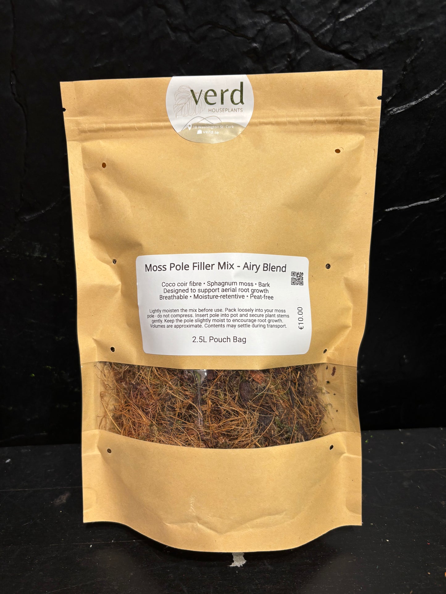 Moss Pole Filler Mix - Airy Blend for Climbing Plants