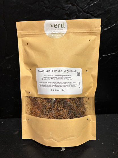 Moss Pole Filler Mix - Airy Blend for Climbing Plants